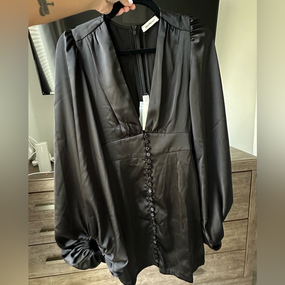 There Was One - Satin mini dress 36